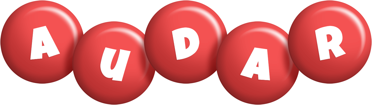 Audar candy-red logo