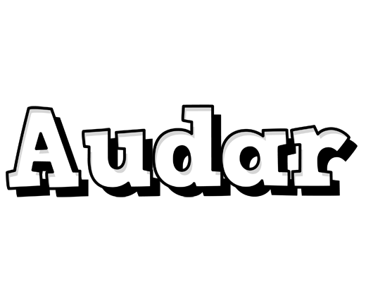 Audar snowing logo