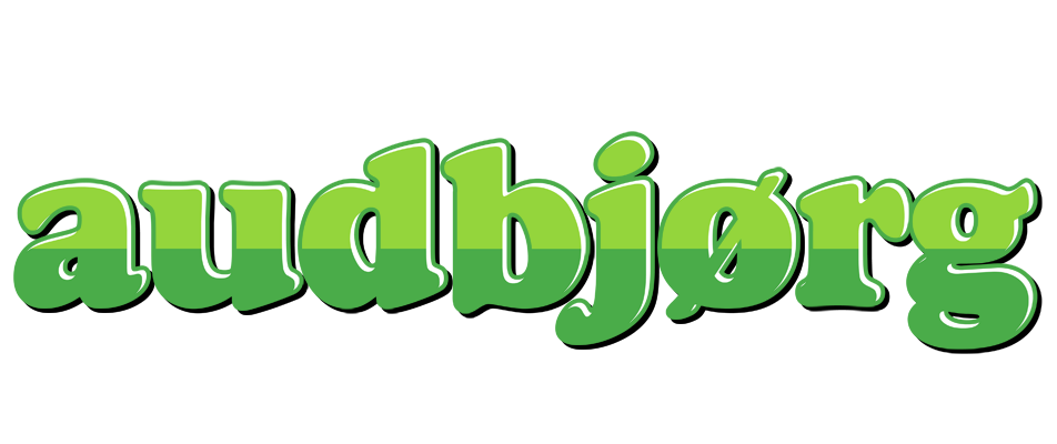 Audbjørg apple logo