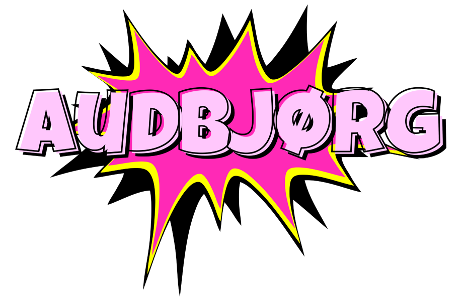 Audbjørg badabing logo