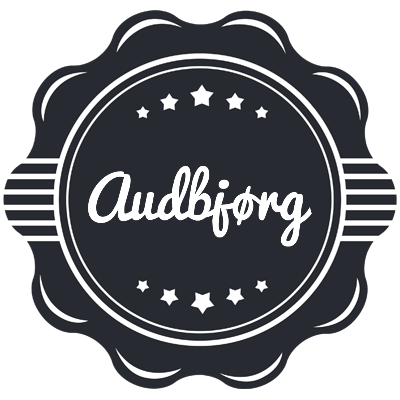Audbjørg badge logo
