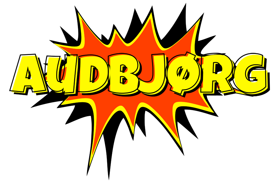 Audbjørg bazinga logo