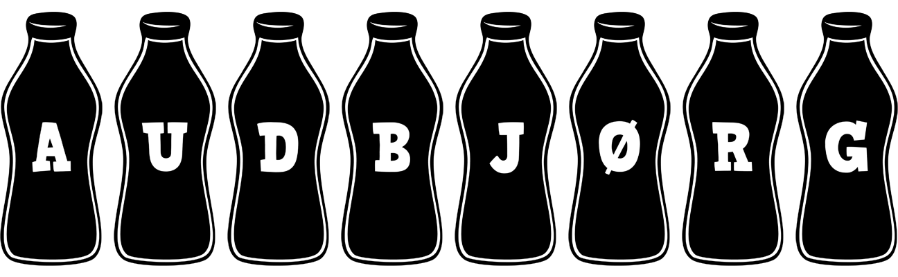 Audbjørg bottle logo