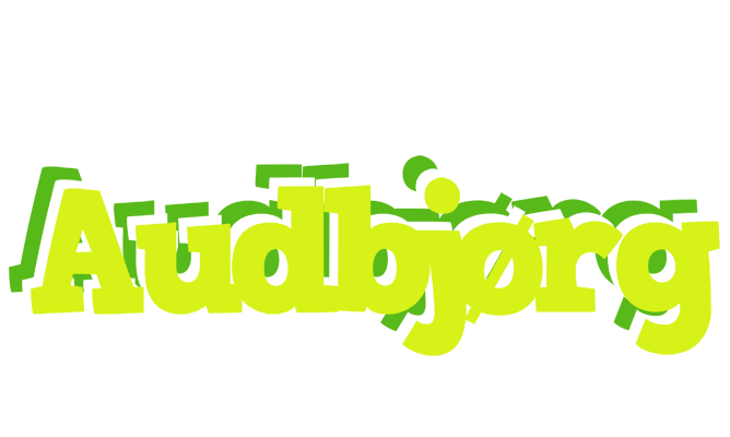 Audbjørg citrus logo