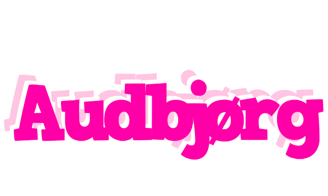 Audbjørg dancing logo