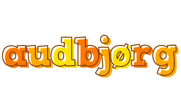 Audbjørg desert logo