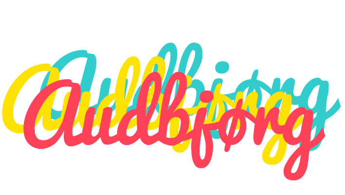 Audbjørg disco logo
