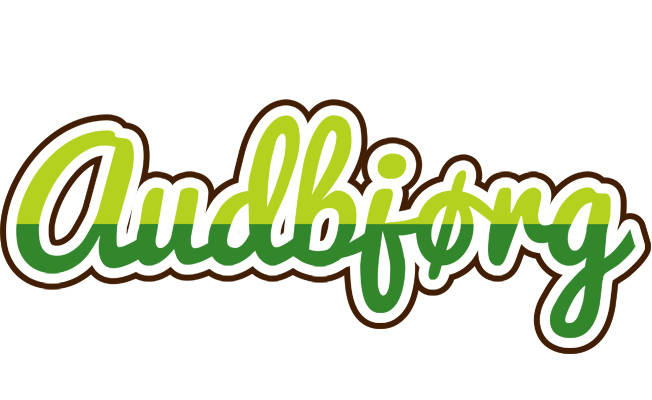 Audbjørg golfing logo