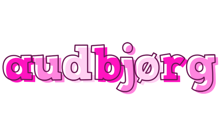 Audbjørg hello logo