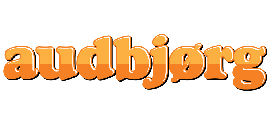 Audbjørg orange logo