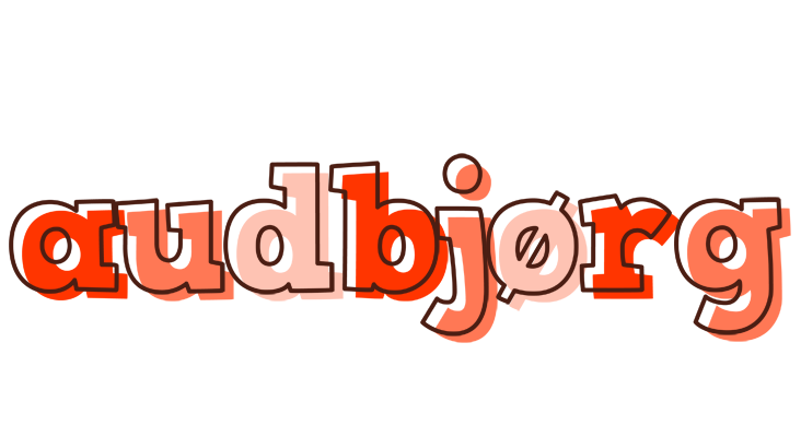 Audbjørg paint logo
