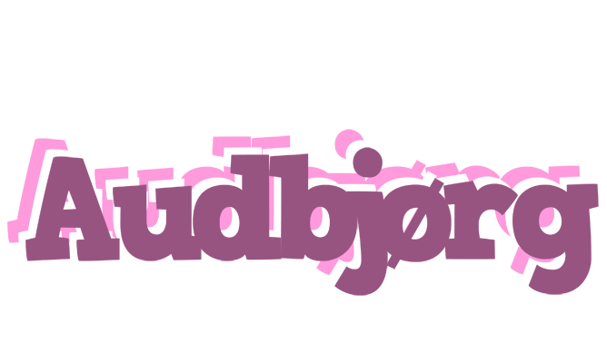Audbjørg relaxing logo
