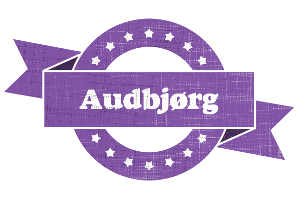 Audbjørg royal logo