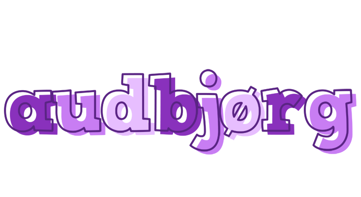 Audbjørg sensual logo