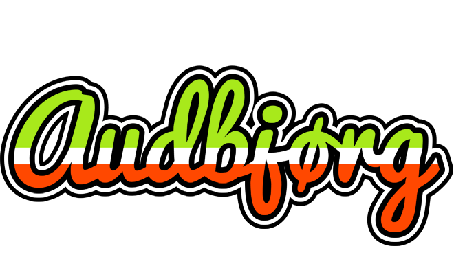 Audbjørg superfun logo