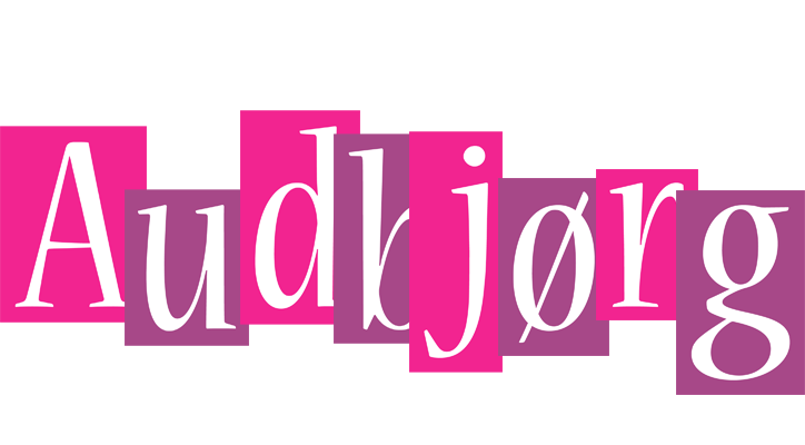 Audbjørg whine logo
