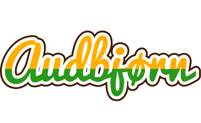 Audbjørn banana logo
