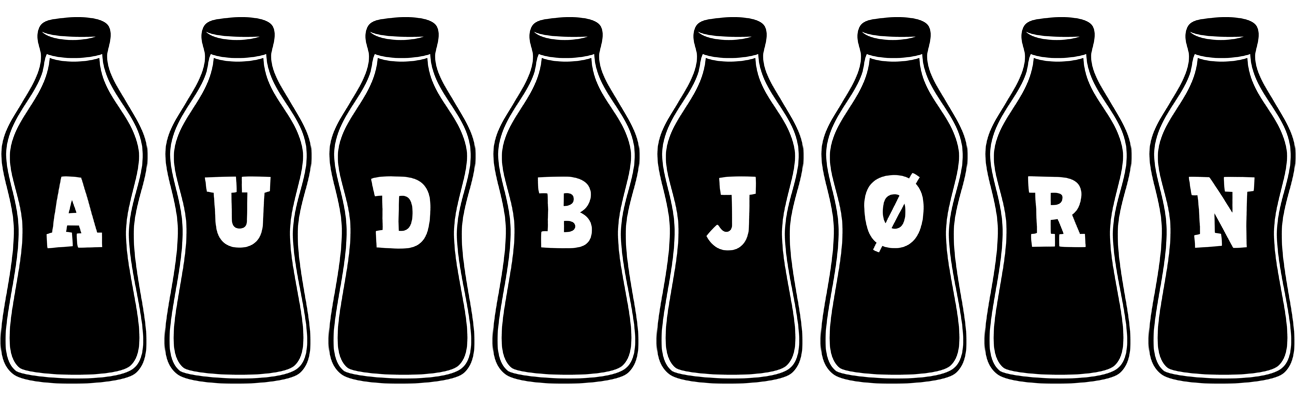 Audbjørn bottle logo