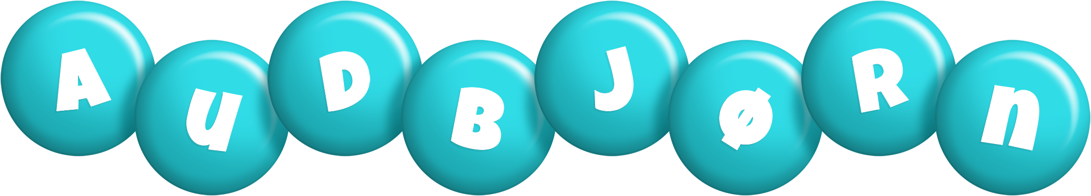 Audbjørn candy-azur logo