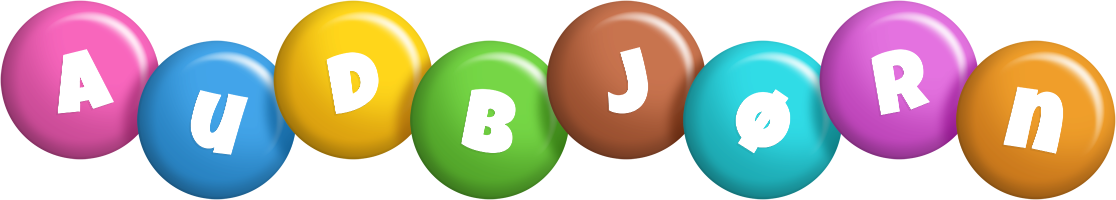 Audbjørn candy logo