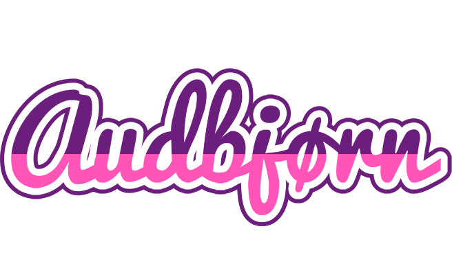 Audbjørn cheerful logo