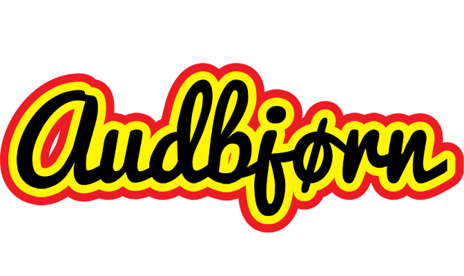 Audbjørn flaming logo