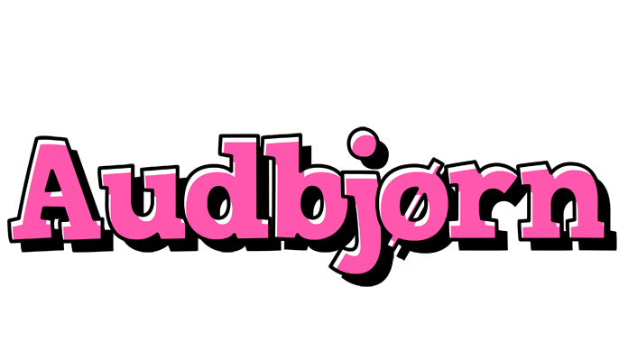 Audbjørn girlish logo