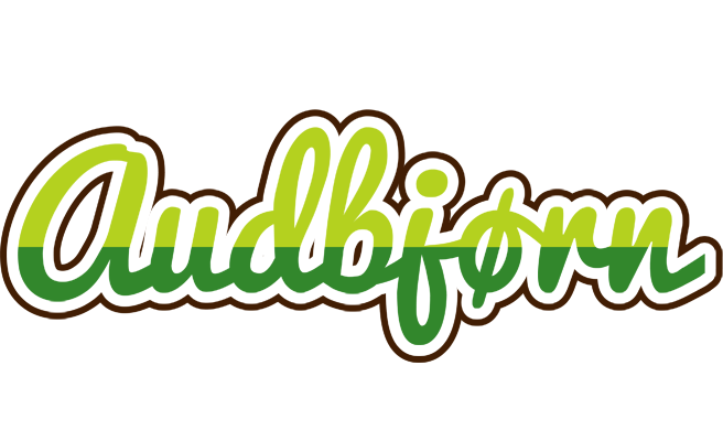 Audbjørn golfing logo