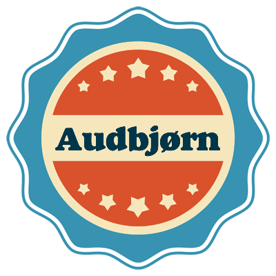 Audbjørn labels logo