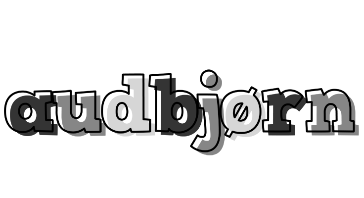Audbjørn night logo