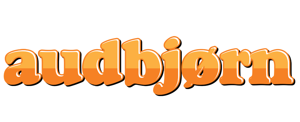 Audbjørn orange logo