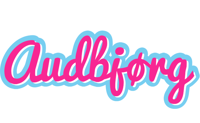Audbjørg popstar logo