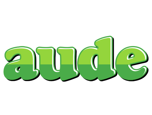 Aude apple logo
