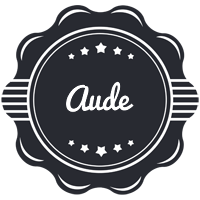 Aude badge logo