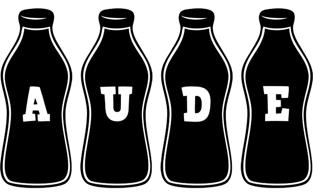 Aude bottle logo