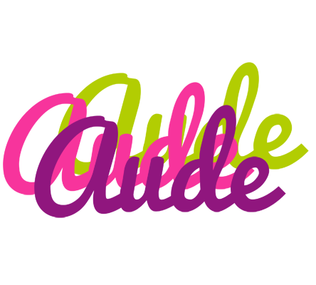 Aude flowers logo