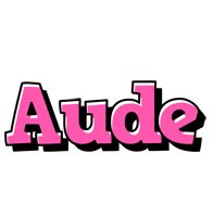 Aude girlish logo