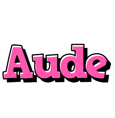 Aude girlish logo