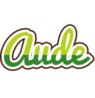 Aude golfing logo