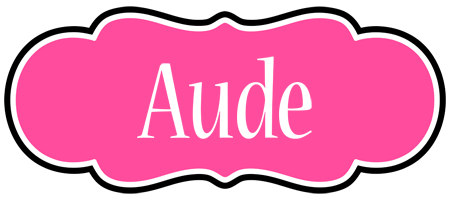 Aude invitation logo