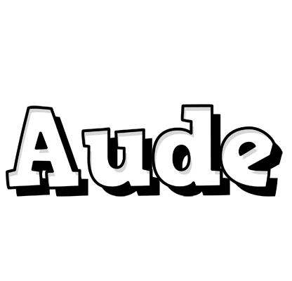 Aude snowing logo
