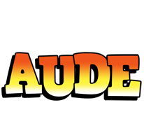 Aude sunset logo