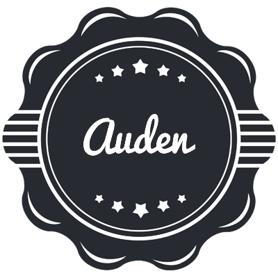Auden badge logo