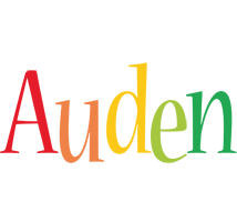 Auden birthday logo