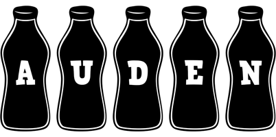 Auden bottle logo