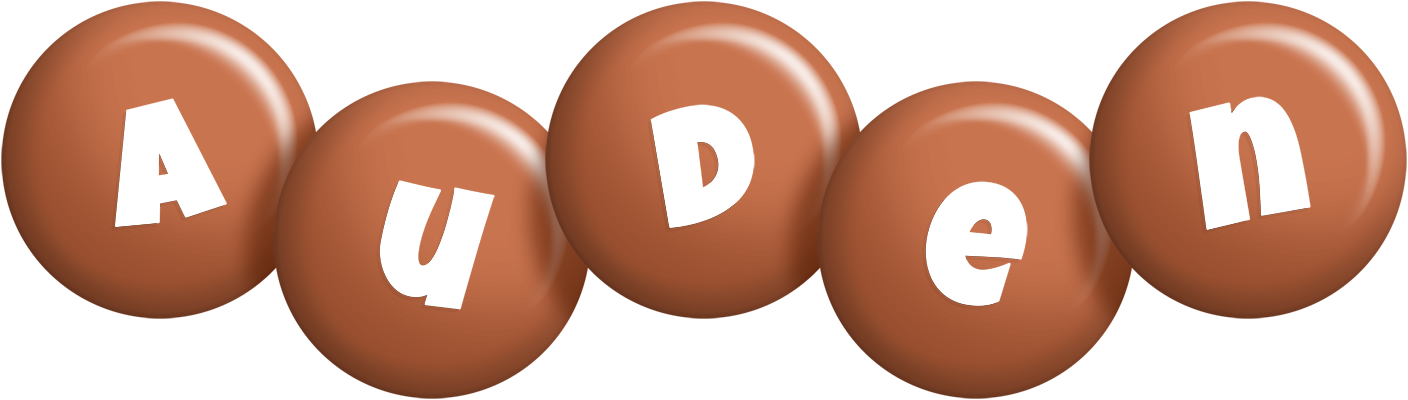 Auden candy-brown logo