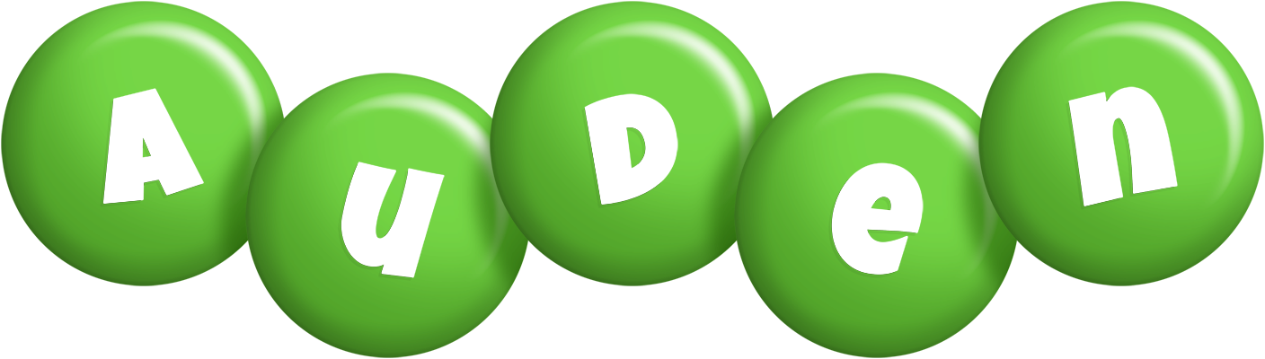 Auden candy-green logo