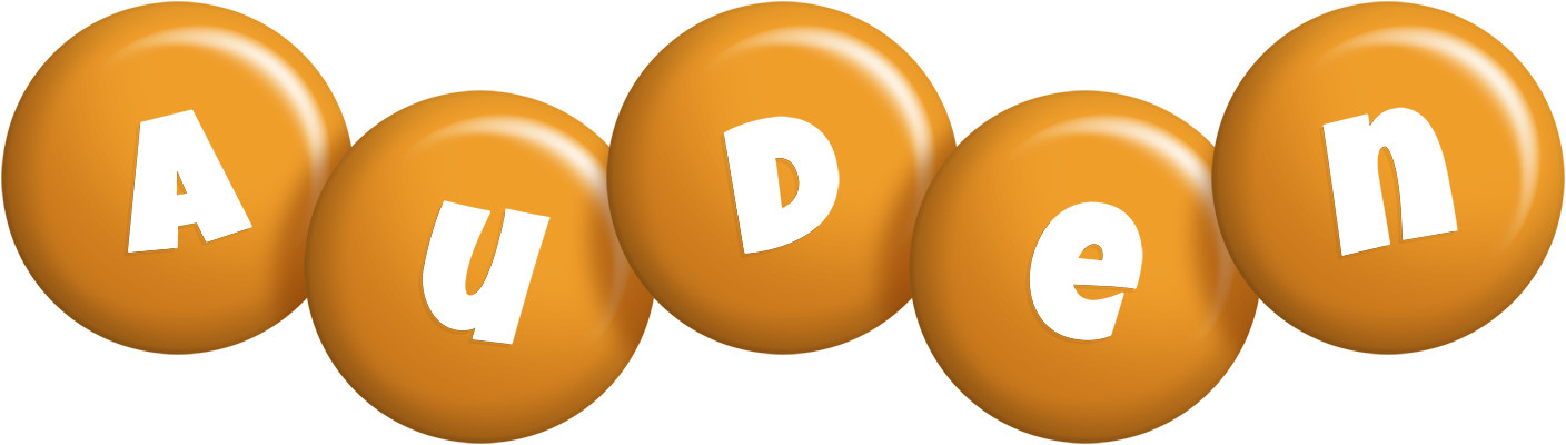 Auden candy-orange logo