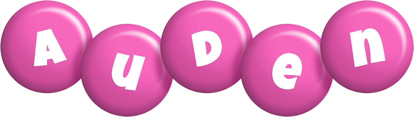 Auden candy-pink logo