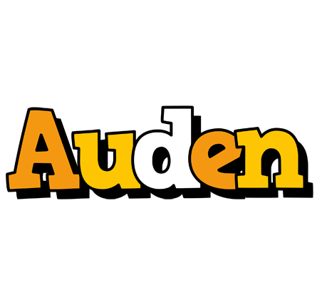 Auden cartoon logo